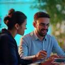 Support team engaging with client
